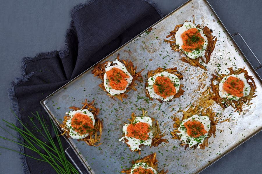 recipe image RÅRAKOR MED FÄRSKOST & STENBITSROM
